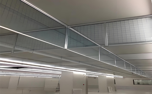 富平玻璃挡烟垂壁